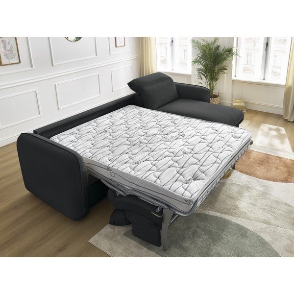 Черен диван 216 cm Achille – Bobochic Paris-image-1
