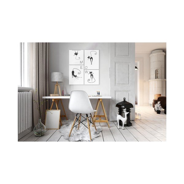 Картина от няколко части Scandi , 64 x 74 cm Cats - Styler-image-1