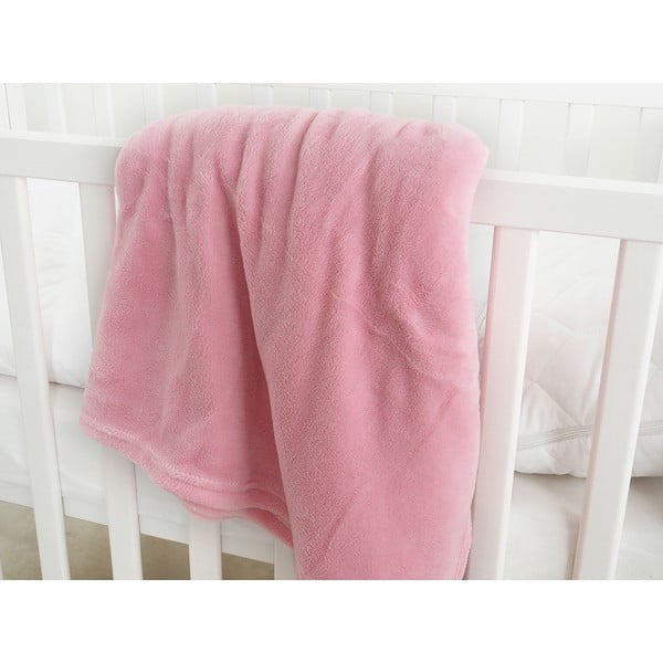 Розово детско одеяло от микрофланела 110x140 cm Exclusive - B.E.S.-image-1