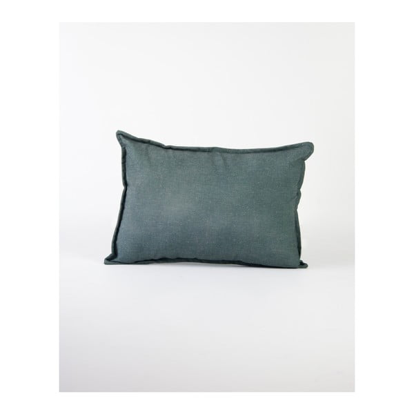 Зелена калъфка за възглавница с лен , 50 x 35 cm - Surdic