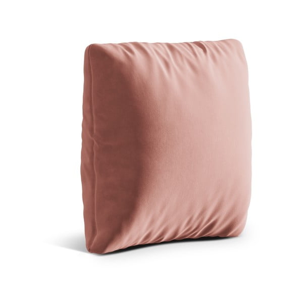 Розова кадифена възглавница за диван Kemi – Cosmopolitan Design-image-1