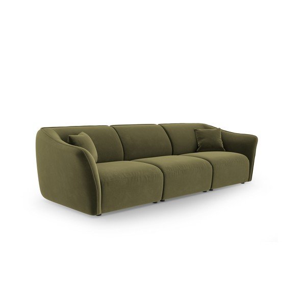 Зелен кадифен диван 292 cm Tokyo – Cosmopolitan Design-image-2