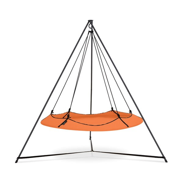 Оранжева градинска люлка със стойка - Hangout Pod