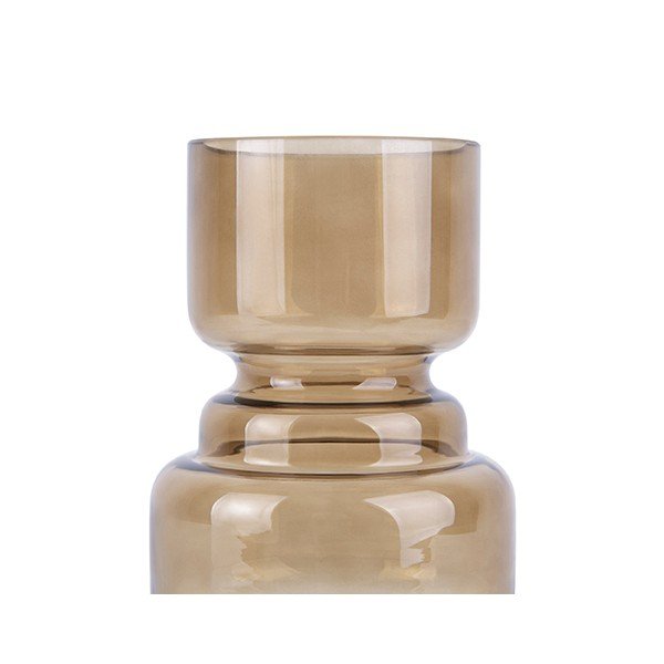 Ваза от кафяво стъкло, височина 20 cm Courtly - PT LIVING-image-2