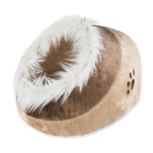 Бежово плюшено легло палатка за котка 35x26 cm Trixie Minou – Plaček Pet Products