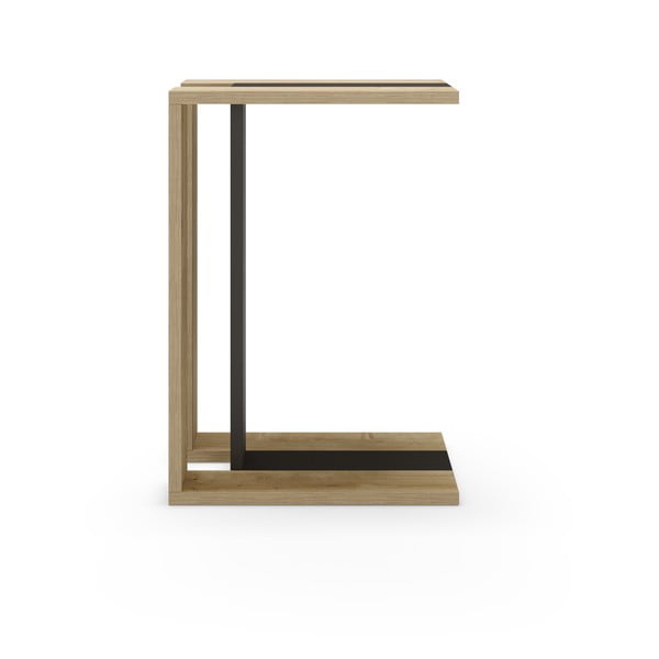 Дъбова странична маса 40x30 cm Macha - Marckeric-image-3