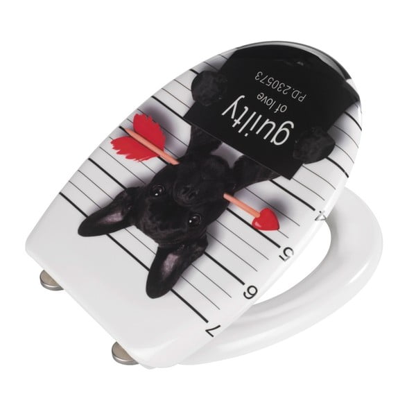 Тоалетна чиния с автоматично затваряне 37,5 x 41,5 см Guilty Dog – Wenko-image-2