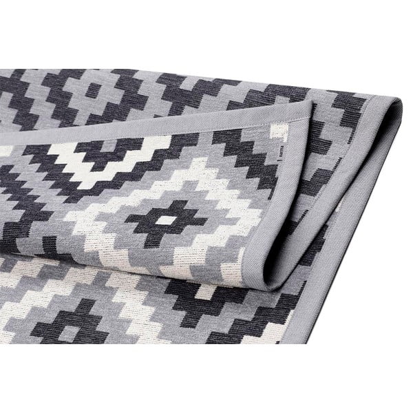 Сив двустранен килим , 100 x 160 cm Saka - Narma-image-1