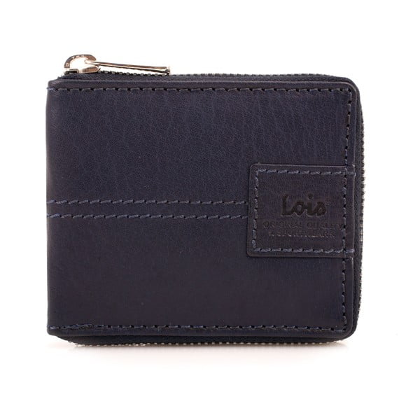 Kožená peněženka Lois Navy, 10,5x8,5 cm