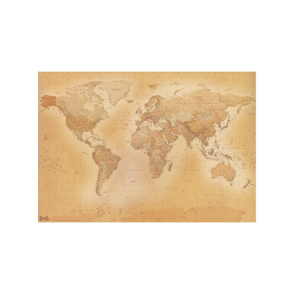 Velkoformátová tapeta Stará mapa, 366 x 254 cm-image-1