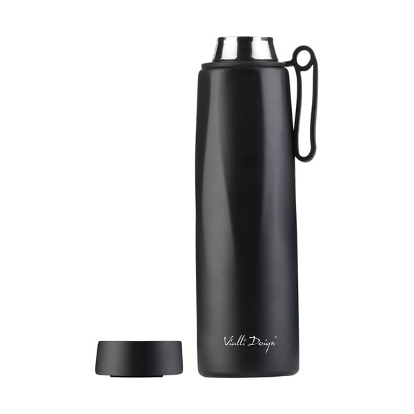 Черен термос 500 ml Fuori – Vialli Design