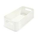Бяла кутия за съхранение с дръжки, 21,3 x 43 cm Eco - iDesign