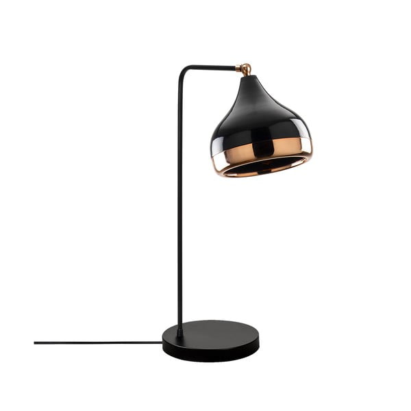 Настолна лампа в черно-меден цвят Yildo - Opviq lights