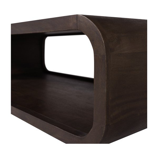 Масичка за кафе от масивно манго в тъмно естествен цвят 60x120 cm Kinu – WOOOD-image-4