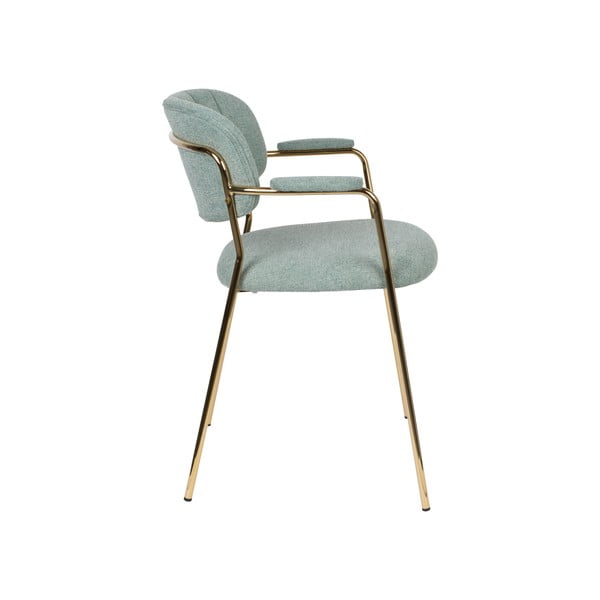 Светлозелени трапезни столове в комплект от 2 Jolien - White Label-image-3