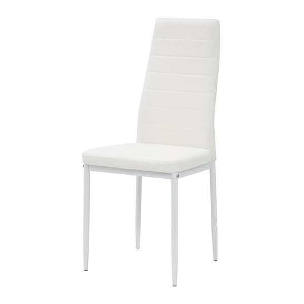 Jídelní židle Queen, bílá/bílá