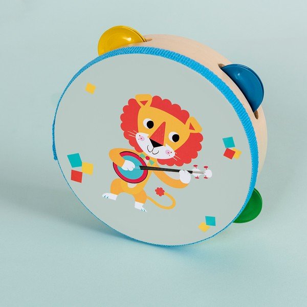 Музикална играчка Tambourine Animal Band – Rex London-image-1