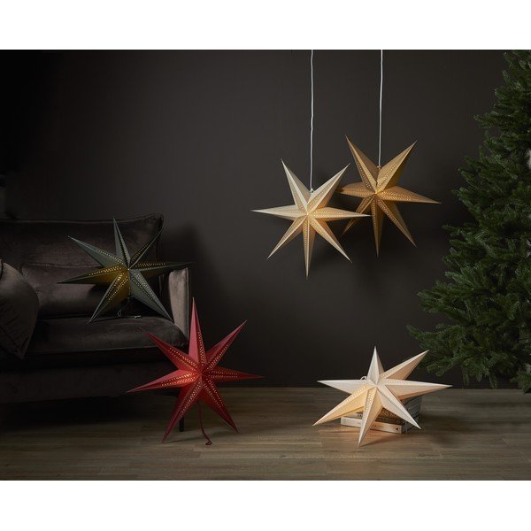 Коледна светлинна украса в златист цвят ø 60 cm Point - Star Trading-image-1