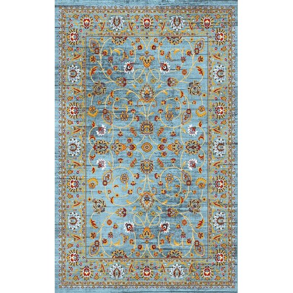 Тюркоазен килим подходящ за пране 50x80 cm Quoise – Vitaus