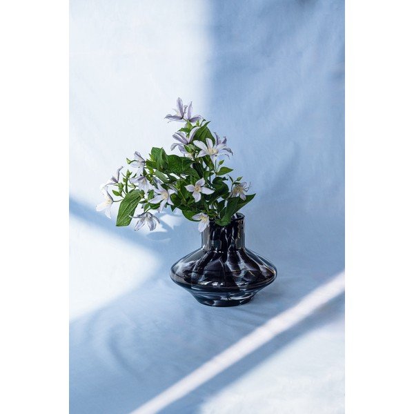 Кафява стъклена ръчна изработка ваза (височина 28 cm) Glom – noo.ma-image-2