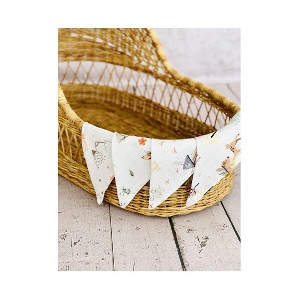 Бели лигавници от муселин в комплект от 4 броя Mila - Mila Home-image-2