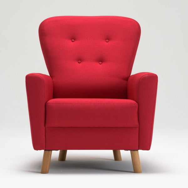 Червен фотьойл Unique - Balcab Home