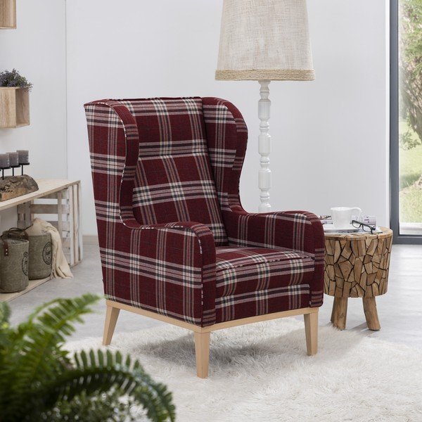 Червен плетен фотьойл Angelo - Max Winzer-image-1