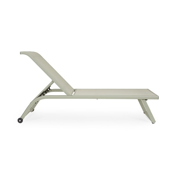 Кафяво-сив градински шезлонг метален Taylor – Bizzotto-image-2