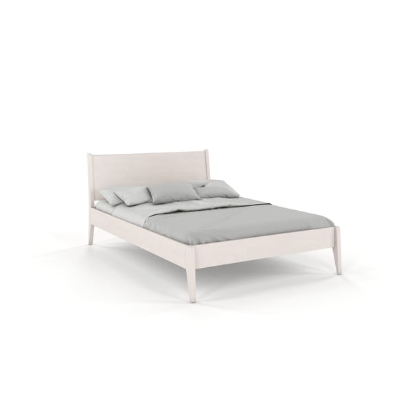 Двойно легло от бяла букова дървесина , 160 x 200 cm Visby Radom - Skandica