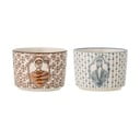 Кремави глинени купички в комплект от 2 бр. 230 ml Tonia – Bloomingville