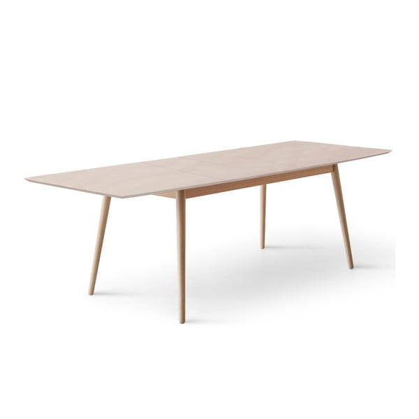 Сгъваема трапезна маса с дъбов плот в естествен цвят 90x165 cm Meza – Hammel Furniture-image-3