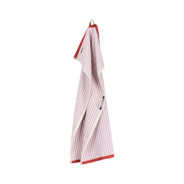 Памучна кърпа от тери в цвят лавандула/кремава 50x80 cm Gobo – noo.ma-image-3