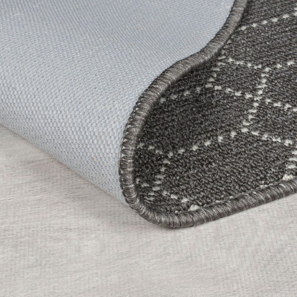 Тъмносива пътека подходяща за пране 57x230 cm Argyll – Flair Rugs-image-3