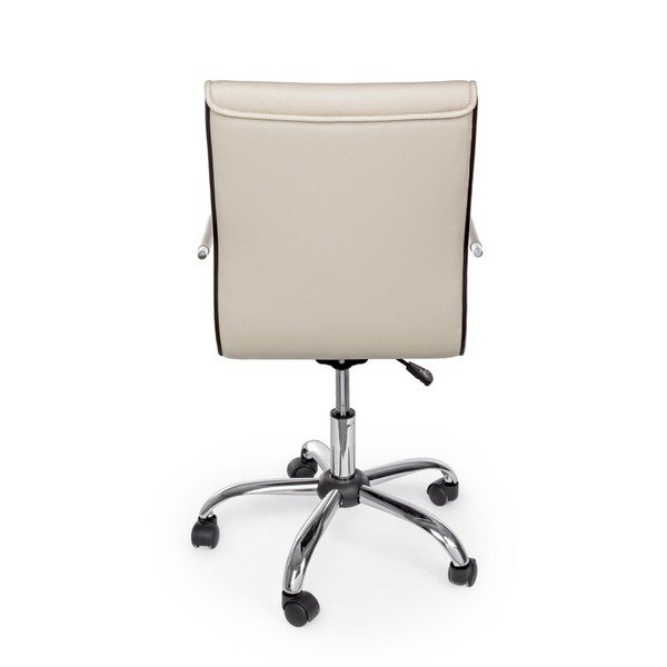 Кафяво-сив офис стол от имитация на кожа Perth – Yes Everyday-image-4