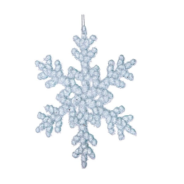 Стъклена Коледна украса ø 6 cm Snowflake – Dakls