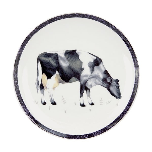 Dezertní talíř z kostního porcelánu Ashdene Dairy Belles, ⌀ 15 cm