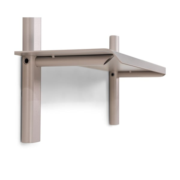 Кафяво-сив метален стенен рафт 60 cm Hola – Spinder Design-image-3