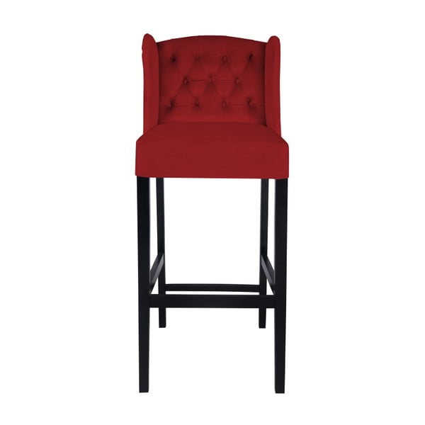 Červená barová židle Micadoni Home Coro
