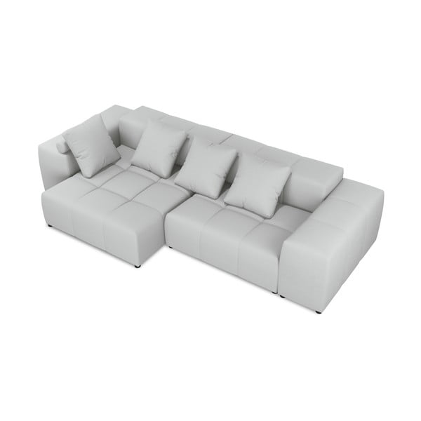 Сив ъглов диван (променлива) Rome - Cosmopolitan Design-image-3