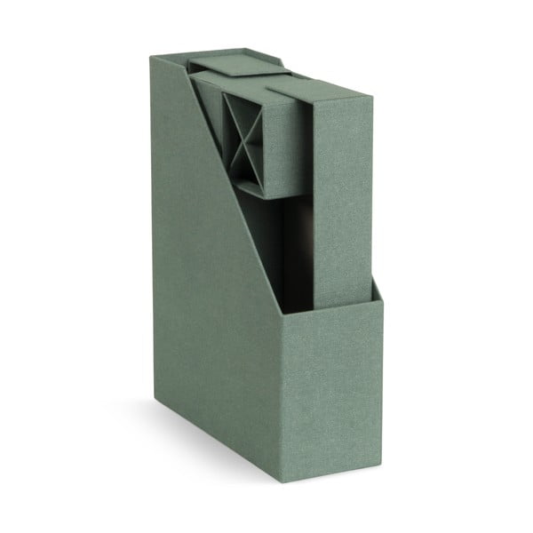 Картонени органайзери в комплект от 4 бр. Hugo Canvas Paper Laminate – Bigso-image-3