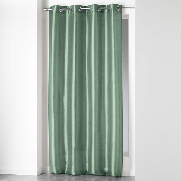 Зелена сатенена завеса 140x240 cm Shana – douceur d'intérieur