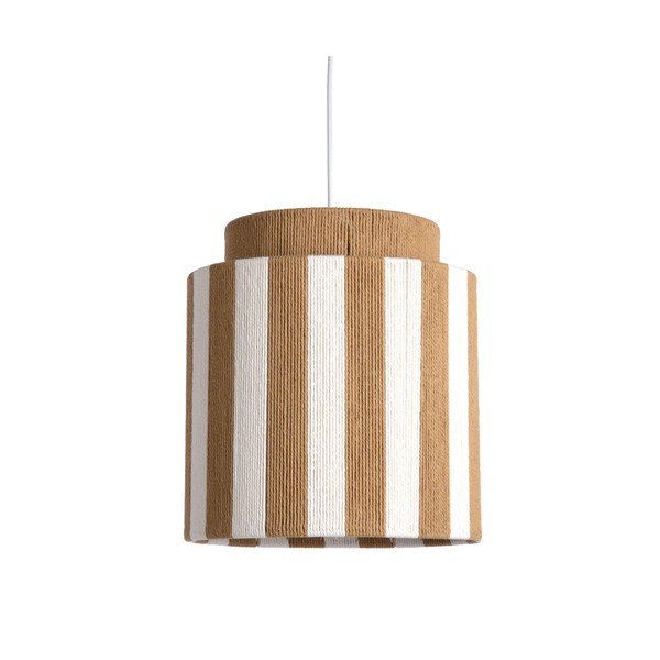 Бяло/в естествен цвят въжено висящо осветително тяло ø 30 cm Vienna Stripes – Leitmotiv