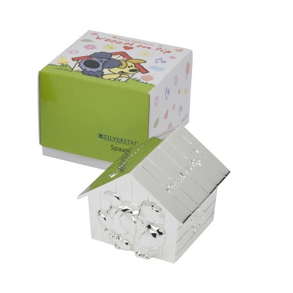 Kasička Woezel&Pip, postříbřená-image-2