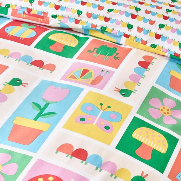 Двойно  детско спално бельо 200x200 cm Curious Caterpillar – Catherine Lansfield-image-4