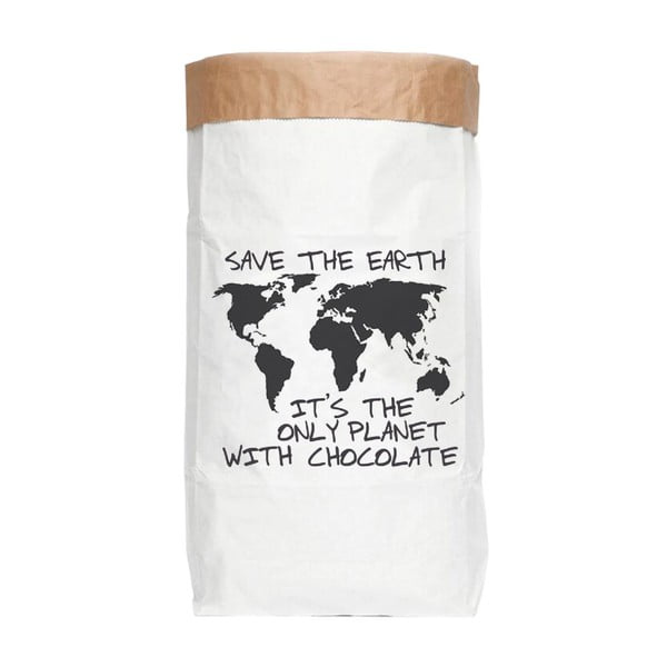 Рециклирана хартиена торба за съхранение Шоколад Save the Earth - Really Nice Things