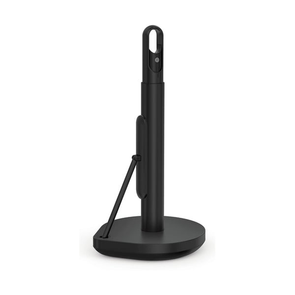 Държач за кухненски кърпи от матирана черна стомана - simplehuman-image-2