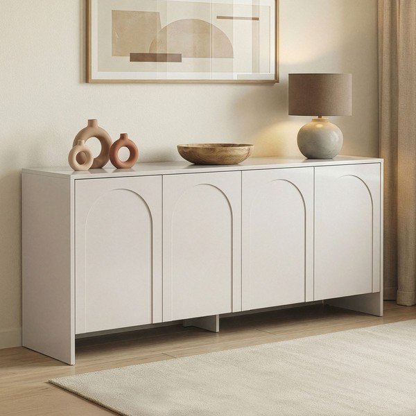 Кремав скрин 180x80x45 cm Arlen  – Kalune Design-image-2