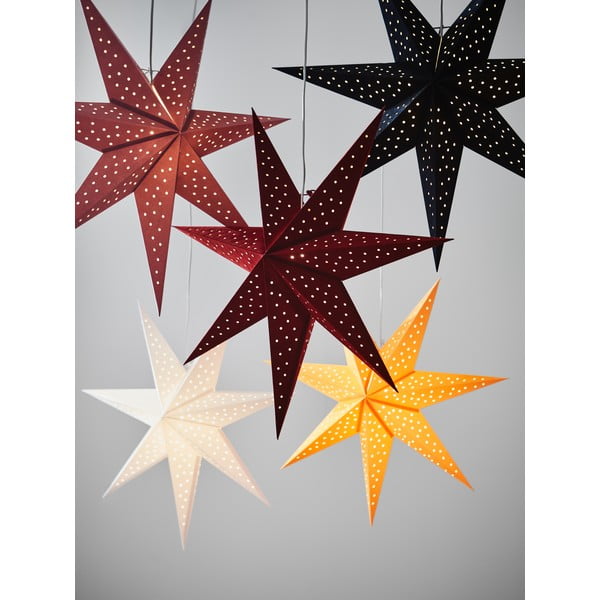 Светлинна украса в цвят бордо с коледен мотив ø 45 cm Clara - Markslöjd-image-2