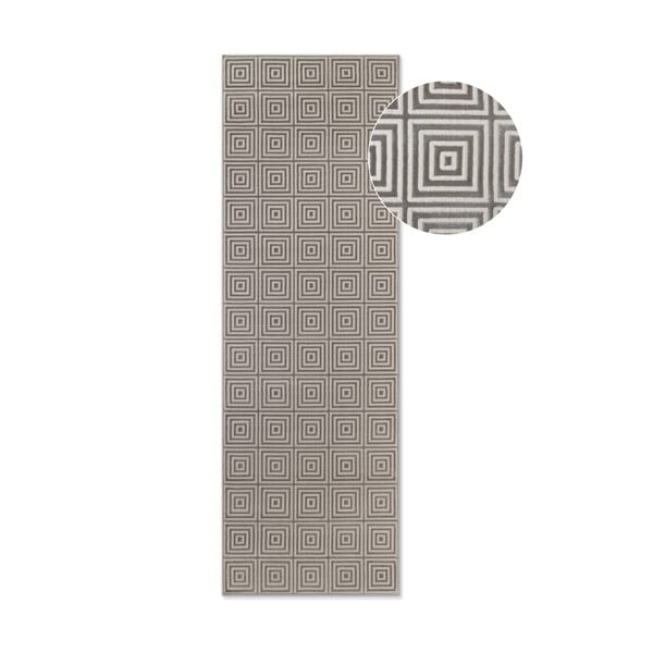 Сива пътека 80x240 cm Perles Tourmaline – Elle Decoration