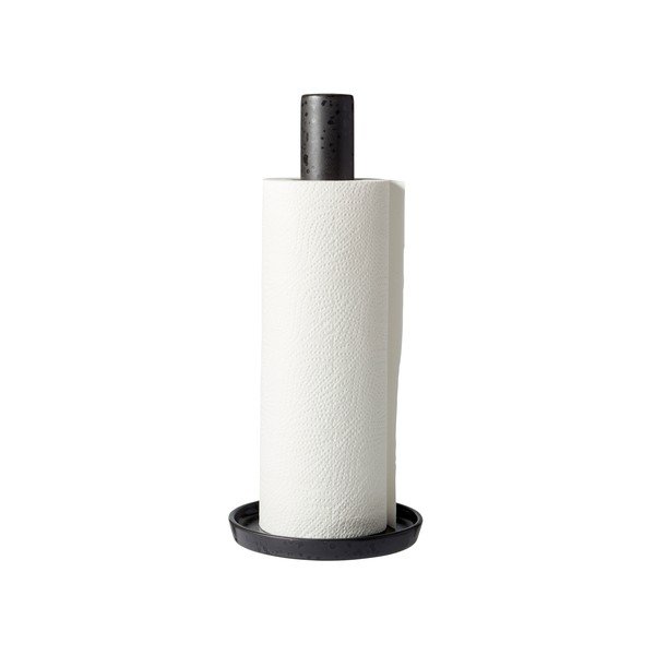Черна глинена стойка за кухненска хартия ø 13 cm Gastro  – Bitz-image-3